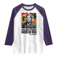 Harriet Tubman Black History Month Raglan Shirt Underground Railroad American Hero History