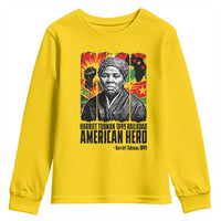 Harriet Tubman Black History Month Youth Sweatshirt Underground Railroad American Hero History