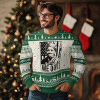 Harriet Tubman Quote Ugly Christmas Sweater We Out Strong Woman
