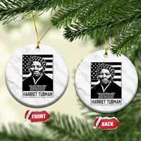 Harriet Tubman Quote Ceramic Ornament Black History Month