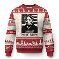 Harriet Tubman Quote Ugly Christmas Sweater Black History Month