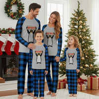 But Why Penguin Plaid Pajama Set Funny Nihilist Penguin Hiking Meme