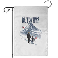 But Why Penguin Garden Flag Head Towards The Mountains Penguin Meme