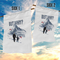 But Why Penguin Garden Flag Head Towards The Mountains Penguin Meme