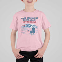 Greenland Is Not for Sale T Shirt For Kid Funny Nihilist Penguin Greenland Political Meme FDT