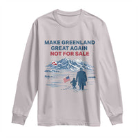 Greenland Is Not for Sale Long Sleeve Shirt Funny Nihilist Penguin Greenland Political Meme FDT