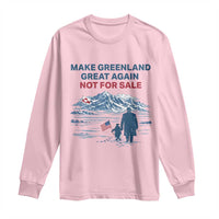 Greenland Is Not for Sale Long Sleeve Shirt Funny Nihilist Penguin Greenland Political Meme FDT