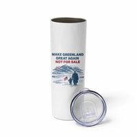 Greenland Is Not for Sale Skinny Tumbler Funny Nihilist Penguin Greenland Political Meme FDT