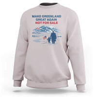 Greenland Is Not for Sale Sweatshirt Funny Nihilist Penguin Greenland Political Meme FDT