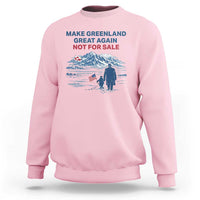 Greenland Is Not for Sale Sweatshirt Funny Nihilist Penguin Greenland Political Meme FDT