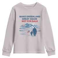 Greenland Is Not for Sale Youth Sweatshirt Funny Nihilist Penguin Greenland Political Meme FDT