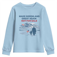 Greenland Is Not for Sale Youth Sweatshirt Funny Nihilist Penguin Greenland Political Meme FDT