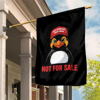 Greenland Is Not for Sale Garden Flag Funny Nihilist Penguin FDT Political Meme