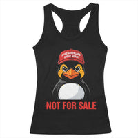 Greenland Is Not for Sale Racerback Tank Top Funny Nihilist Penguin FDT Political Meme