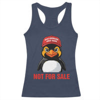 Greenland Is Not for Sale Racerback Tank Top Funny Nihilist Penguin FDT Political Meme