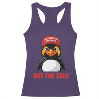 Greenland Is Not for Sale Racerback Tank Top Funny Nihilist Penguin FDT Political Meme