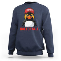 Greenland Is Not for Sale Sweatshirt Funny Nihilist Penguin FDT Political Meme
