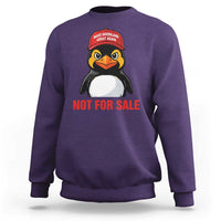 Greenland Is Not for Sale Sweatshirt Funny Nihilist Penguin FDT Political Meme