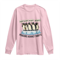 Penguins Against Tariffs Long Sleeve Shirt Resist Tariffs Subtle FDT Political Resistance