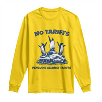 Penguins Against Tariffs Long Sleeve Shirt Resist Protest FDT Political