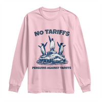 Penguins Against Tariffs Long Sleeve Shirt Resist Protest FDT Political