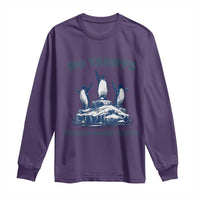 Penguins Against Tariffs Long Sleeve Shirt Resist Protest FDT Political