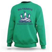 Penguins Against Tariffs Sweatshirt Resist Protest FDT Political