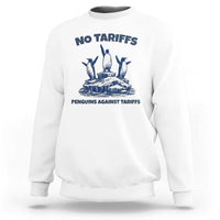 Penguins Against Tariffs Sweatshirt Resist Protest FDT Political