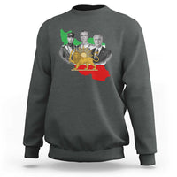 Pahlavi Dynasty Sweatshirt Three Generations Iran Lion and Sun Portrait