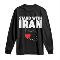Free Iran Support Iranian MIGA Long Sleeve Shirt