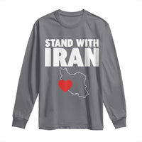 Free Iran Support Iranian MIGA Long Sleeve Shirt