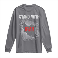 Free Iran Support Long Sleeve Shirt Stand With Iran