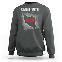 Free Iran Support Sweatshirt Stand With Iran