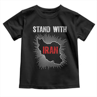 Free Iran Support Toddler T Shirt Stand With Iran