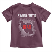 Free Iran Support Toddler T Shirt Stand With Iran