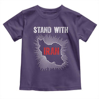 Free Iran Support Toddler T Shirt Stand With Iran