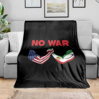 Free Iran Throw Blanket No War Support Iranian Freedom