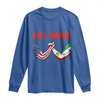 Free Iran Long Sleeve Shirt No War Support Iranian Freedom
