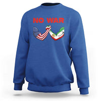 Free Iran Sweatshirt No War Support Iranian Freedom