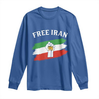 Free Iran Long Sleeve Shirt Support Iranian Freedom No War