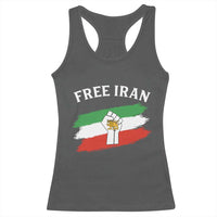 Free Iran Racerback Tank Top Support Iranian Freedom No War