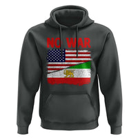 Free Iran Hoodie No War Peace American Iran Unity
