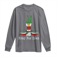 Free Iran Support Long Sleeve Shirt Pray For Iran