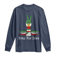 Free Iran Support Long Sleeve Shirt Pray For Iran