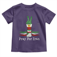Free Iran Support Toddler T Shirt Pray For Iran