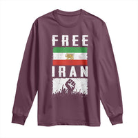 Free Iran Long Sleeve Shirt Support Iranian Freedom