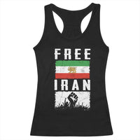 Free Iran Racerback Tank Top Support Iranian Freedom