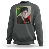 Ali Khamenei Memorial Tribute Portrait Sweatshirt