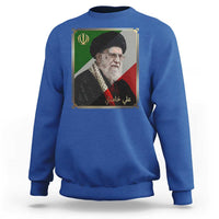 Ali Khamenei Memorial Tribute Portrait Sweatshirt