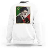 Ali Khamenei Memorial Tribute Portrait Sweatshirt